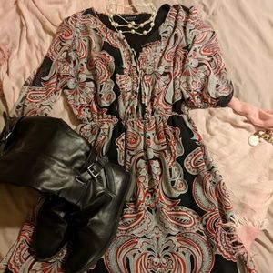 Enfocus chiffon dress.